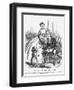 Tear'Em at the Tuileries, 1863-John Tenniel-Framed Giclee Print