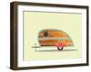 Teardrop Camper-Annie Bailey Art-Framed Art Print