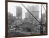 Tearing down Old Madison Square Garden-null-Framed Photographic Print