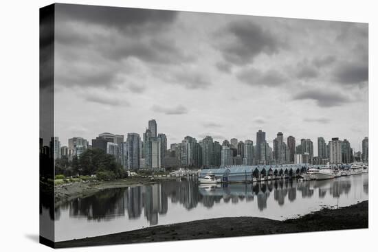 Teary Skies over Vancouver-Latitude 59 LLP-Stretched Canvas