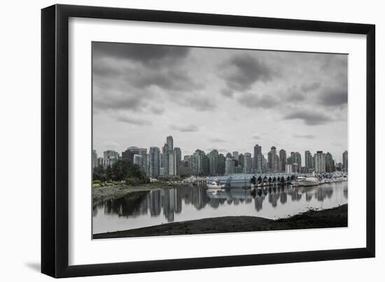 Teary Skies over Vancouver-Latitude 59 LLP-Framed Photographic Print