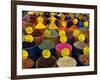 Teas and Spices at Spice Bazaar, Istanbul, Turkey-Greg Elms-Framed Photographic Print