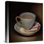 Teascape with Iced Vovos-Catherine Abel-Stretched Canvas