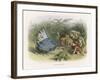 Teasing a Butterfly-Richard Doyle-Framed Art Print