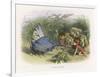 Teasing a Butterfly-Richard Doyle-Framed Art Print