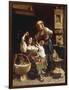 Teasing the Baby-Pietro Saltini-Framed Premium Giclee Print