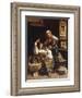 Teasing the Baby-Pietro Saltini-Framed Giclee Print
