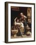 Teasing the Baby-Pietro Saltini-Framed Giclee Print