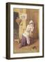 Teasing the Kitten-Charles Edward Wilson-Framed Giclee Print