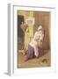 Teasing the Kitten-Charles Edward Wilson-Framed Giclee Print