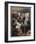 Teatime at Bourgeois Family in London, England 19th Century Engraving-null-Framed Giclee Print