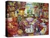 Teatime for Teddy-Bill Bell-Stretched Canvas