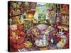 Teatime for Teddy-Bill Bell-Stretched Canvas