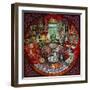 Teatime for Teddy-Bill Bell-Framed Giclee Print