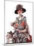 "Teatime,"July 7, 1923-Pearl L. Hill-Mounted Giclee Print