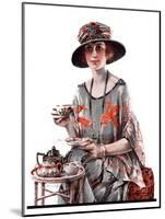 "Teatime,"July 7, 1923-Pearl L. Hill-Mounted Giclee Print