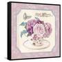 Teatime Roses-Stefania Ferri-Framed Stretched Canvas