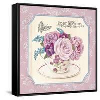 Teatime Roses-Stefania Ferri-Framed Stretched Canvas
