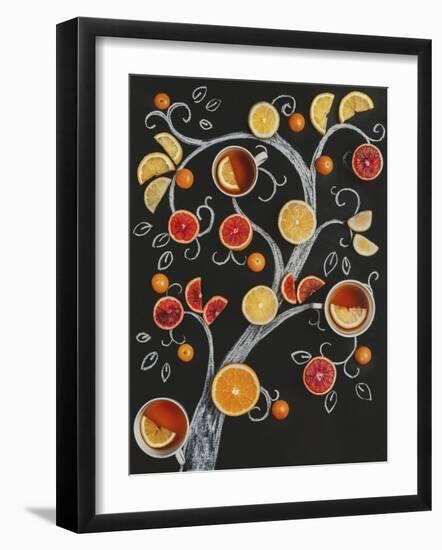 Teatime Tree-Dina Belenko-Framed Giclee Print