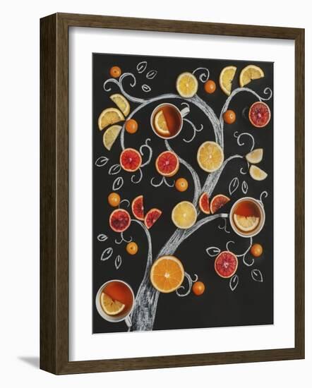 Teatime Tree-Dina Belenko-Framed Giclee Print