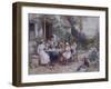 Teatime-Myles Birket Foster-Framed Giclee Print