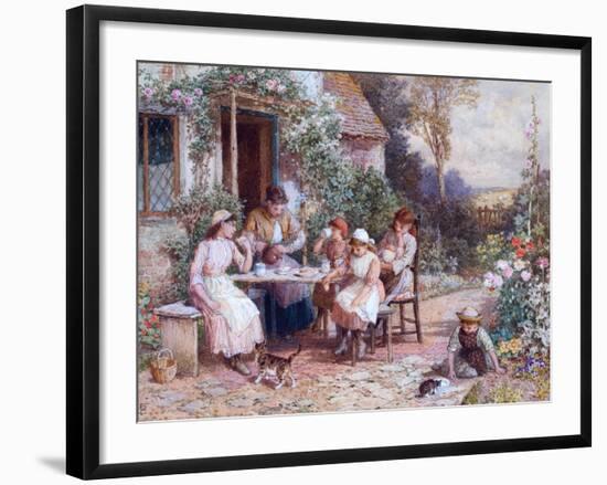 Teatime-Myles Birket Foster-Framed Giclee Print