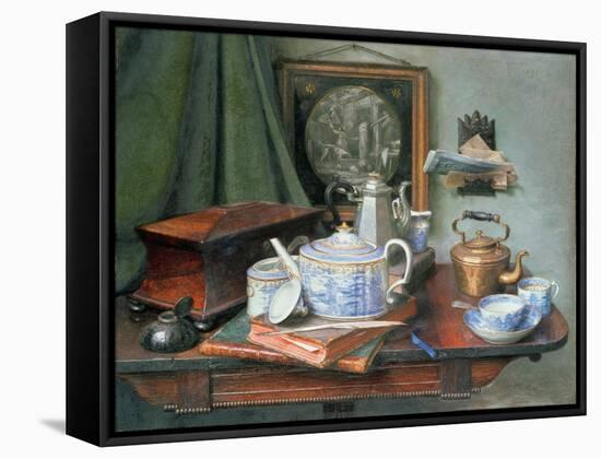 Teatime-Edward George Handel Lucas-Framed Stretched Canvas