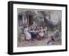 Teatime-Myles Birket Foster-Framed Giclee Print