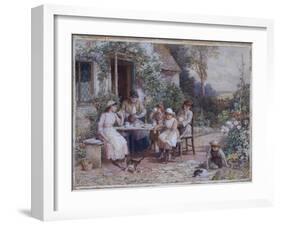 Teatime-Myles Birket Foster-Framed Giclee Print