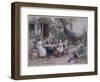 Teatime-Myles Birket Foster-Framed Giclee Print