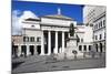 Teatro Carlo Felice and Garibaldi Statue in Piazza Ferrari, Genoa, Liguria, Italy, Europe-Mark Sunderland-Mounted Photographic Print