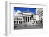 Teatro Carlo Felice and Garibaldi Statue in Piazza Ferrari, Genoa, Liguria, Italy, Europe-Mark Sunderland-Framed Photographic Print