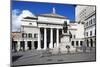 Teatro Carlo Felice and Garibaldi Statue in Piazza Ferrari, Genoa, Liguria, Italy, Europe-Mark Sunderland-Mounted Photographic Print