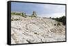 Teatro Greco (Greek Theatre)-Matthew Williams-Ellis-Framed Stretched Canvas