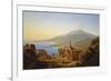 Teatro Greco, Taormina, with Etna beyond-Karl Robert Kummer-Framed Giclee Print