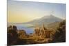 Teatro Greco, Taormina, with Etna beyond-Karl Robert Kummer-Mounted Giclee Print