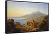 Teatro Greco, Taormina, with Etna beyond-Karl Robert Kummer-Framed Stretched Canvas