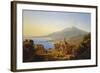 Teatro Greco, Taormina, with Etna beyond-Karl Robert Kummer-Framed Giclee Print