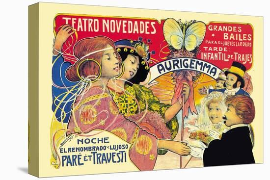 Teatro Novedades Aurigemma-Llorens Brunet-Stretched Canvas