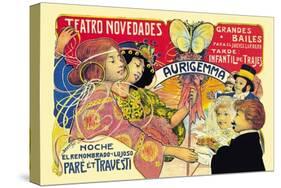 Teatro Novedades Aurigemma-Llorens Brunet-Stretched Canvas