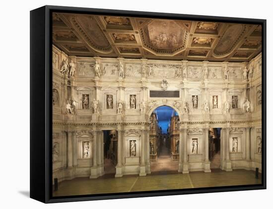 Teatro Olimpico (Olympic Theatre)-Andrea di Pietro (Palladio)-Framed Stretched Canvas