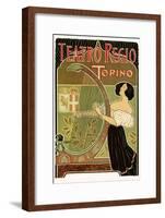 Teatro Regio, Torino: Theatre Royal de Turin Opera House, c.1898-G. Boano-Framed Giclee Print