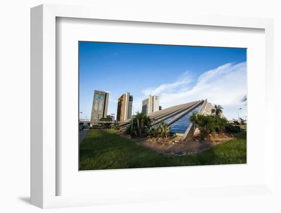 Teatro (The Theater), Brasilia, Brazil, South America-Michael Runkel-Framed Photographic Print