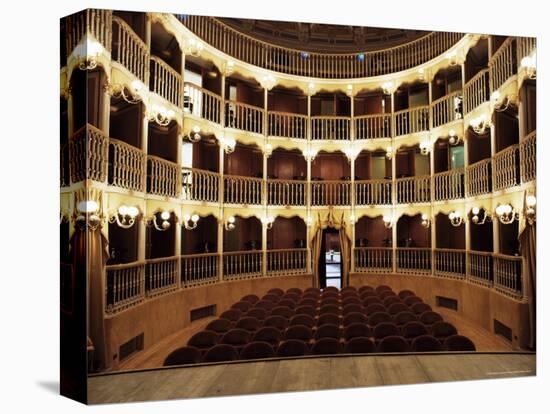 Teatro Torti, Within the Gothic Shell of Former Palazzo Dei Consoli, Umbria-Richard Ashworth-Stretched Canvas