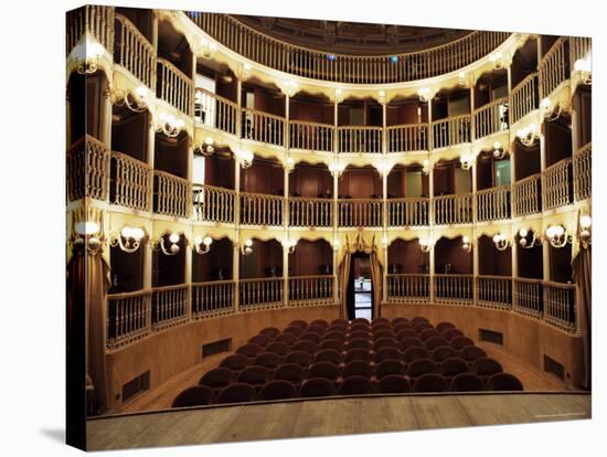 Teatro Torti, Within the Gothic Shell of Former Palazzo Dei Consoli, Umbria-Richard Ashworth-Stretched Canvas