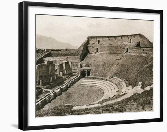 Teatro Tragico, Pompeii, Italy, C1900s-null-Framed Giclee Print