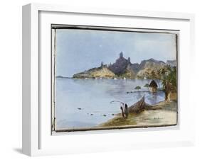 Teavaro (île Moorea)-null-Framed Giclee Print