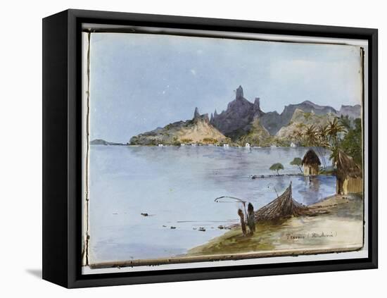 Teavaro (île Moorea)-null-Framed Stretched Canvas