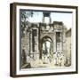 Tebessa (Algeria), Caracalla Gate, Roman Ruins-Leon, Levy et Fils-Framed Photographic Print