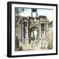 Tebessa (Algeria), Caracalla Gate, Roman Ruins-Leon, Levy et Fils-Framed Photographic Print